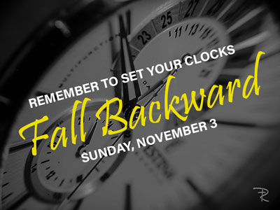 Daylight Saving Time Ends